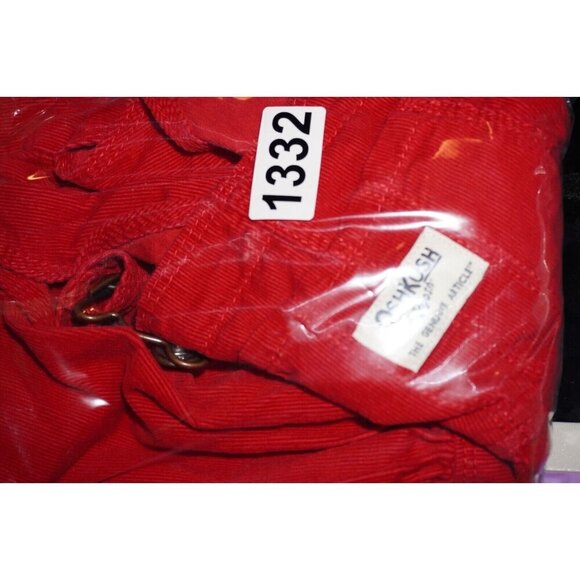 Vintage-Inspired Red Toddler Pinafore Dress – Adjustable Straps, Playful & Cute! - Picture 8 of 8